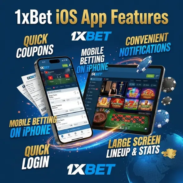 Особенности использования iOS-приложения 1xBet